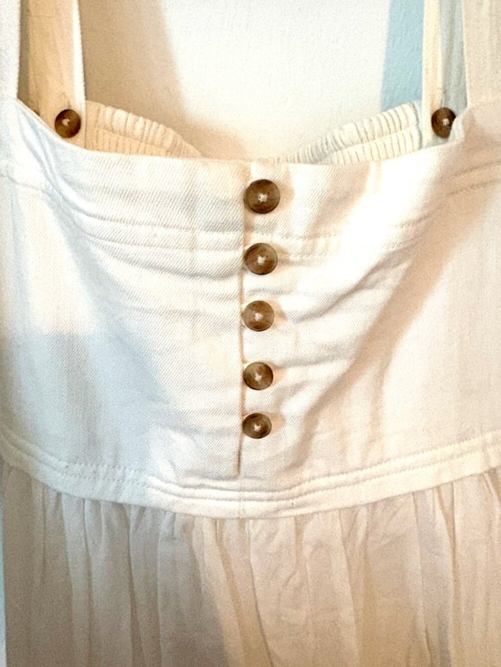 Pilcro Asymmetrical Babydoll Dress M - Picture 4 of 6